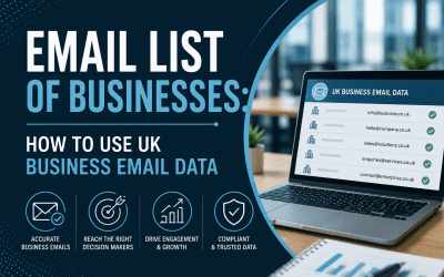Email List of Businesses: How To Use UK Business Email Data