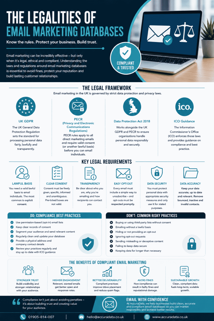 The Legailities of Email Marketing Database
