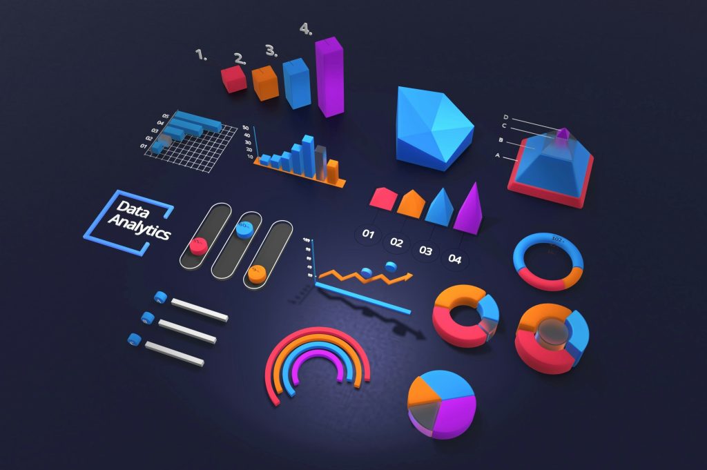 A graphic that highlights data analytics as a key aspect of maintaining your telemarketing database.