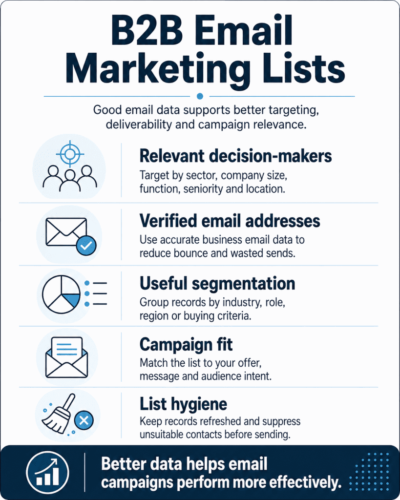 B2B Email List Explainer