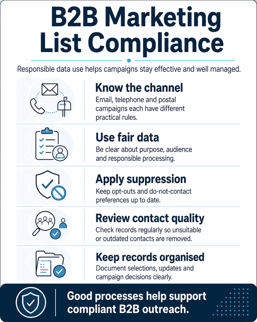 B2B Marketing List Compliance