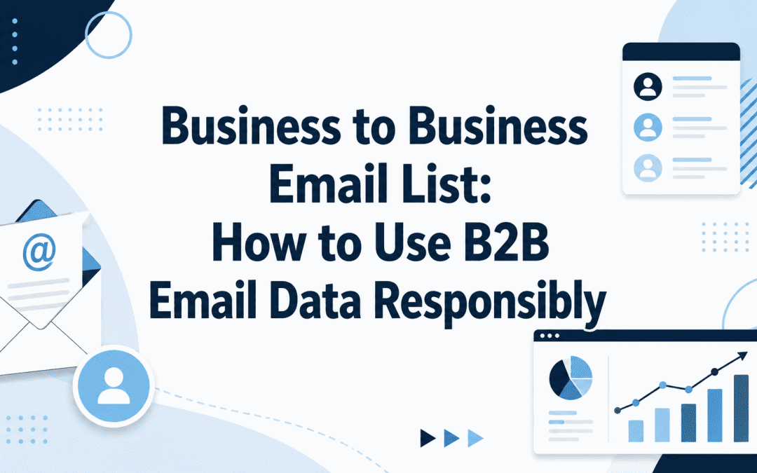 Business to Business Email List Title Card