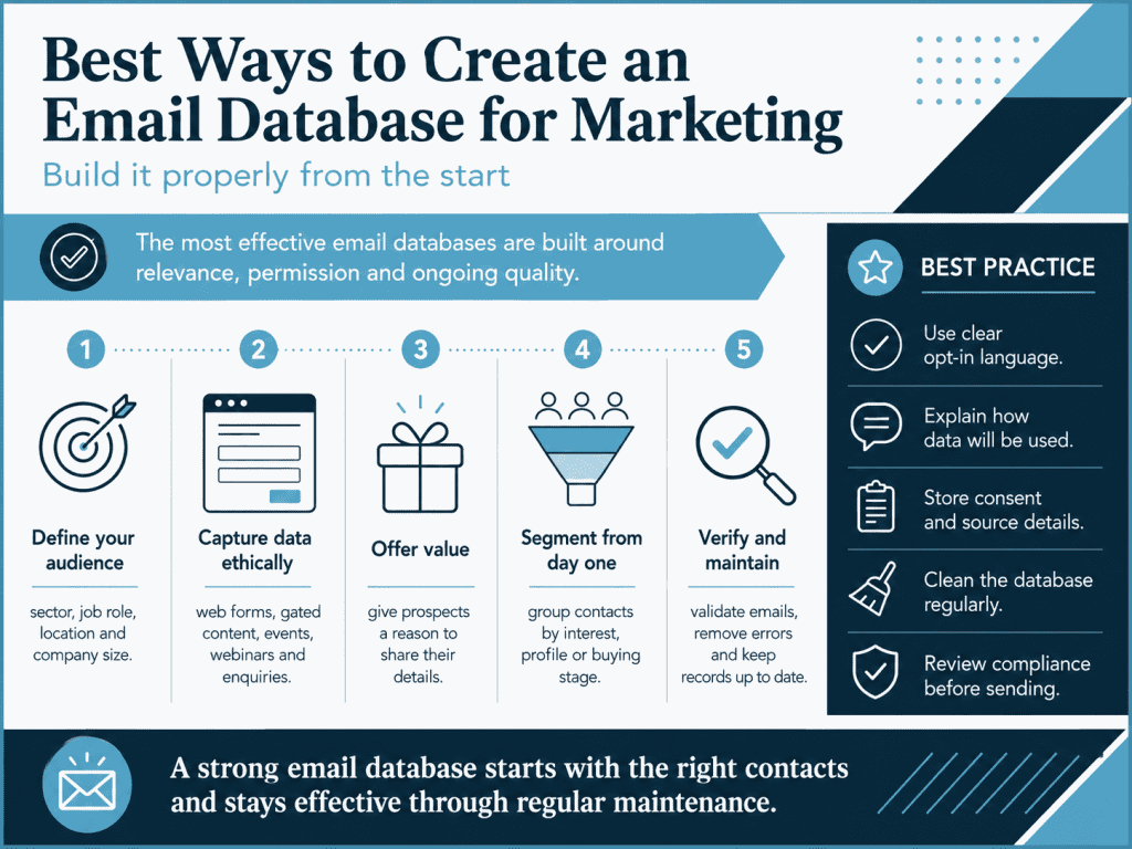 How to Create an Email Database for Marketing