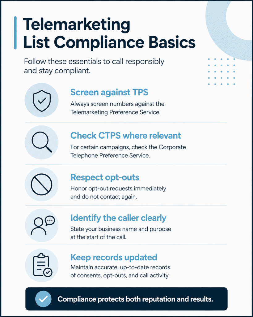 Telemarketing List Compliance Basics