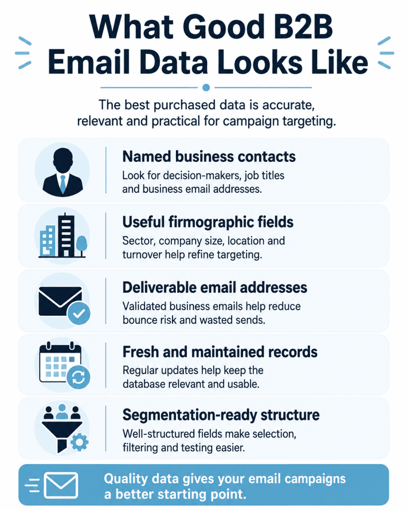 What Good B2B Email Data Looks Like