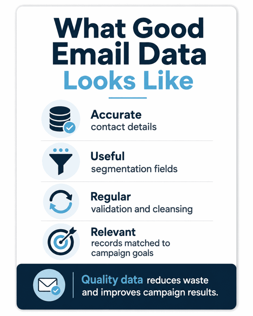 What Good Email Data Looks Like