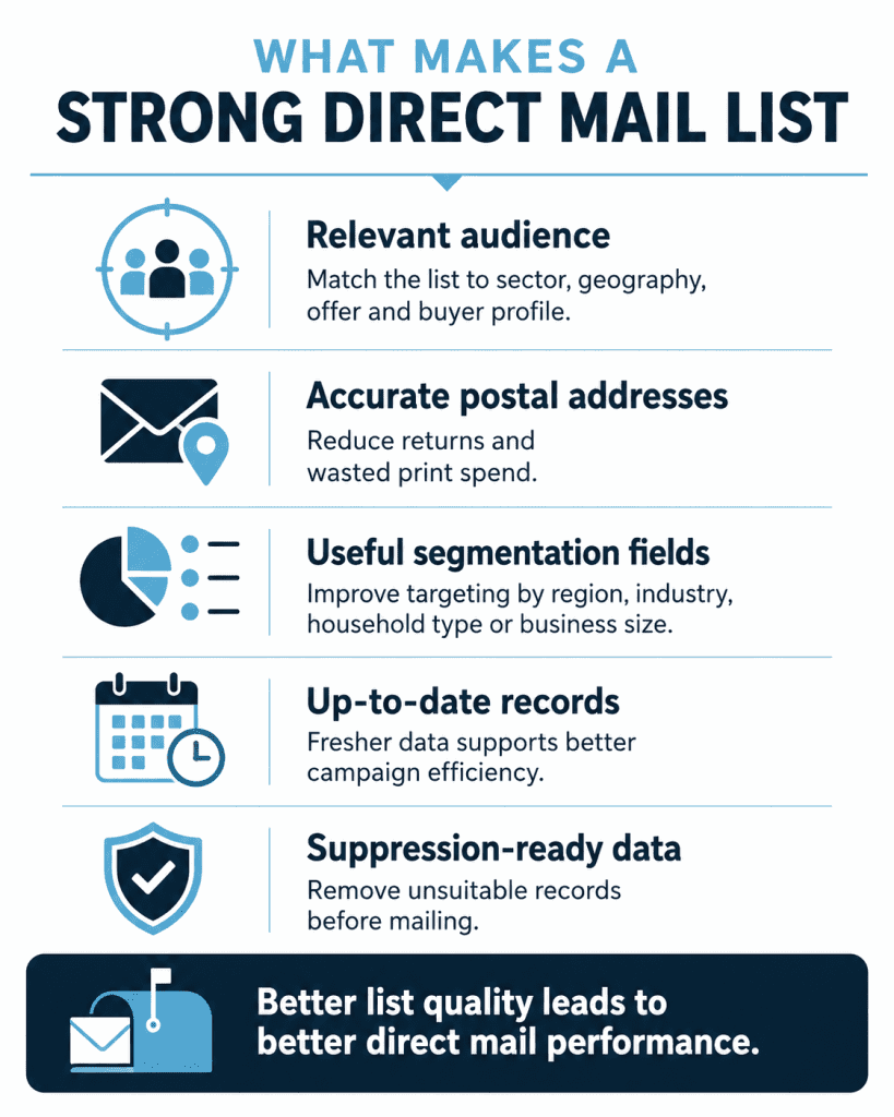 What Makes a Strong Direct Mail List