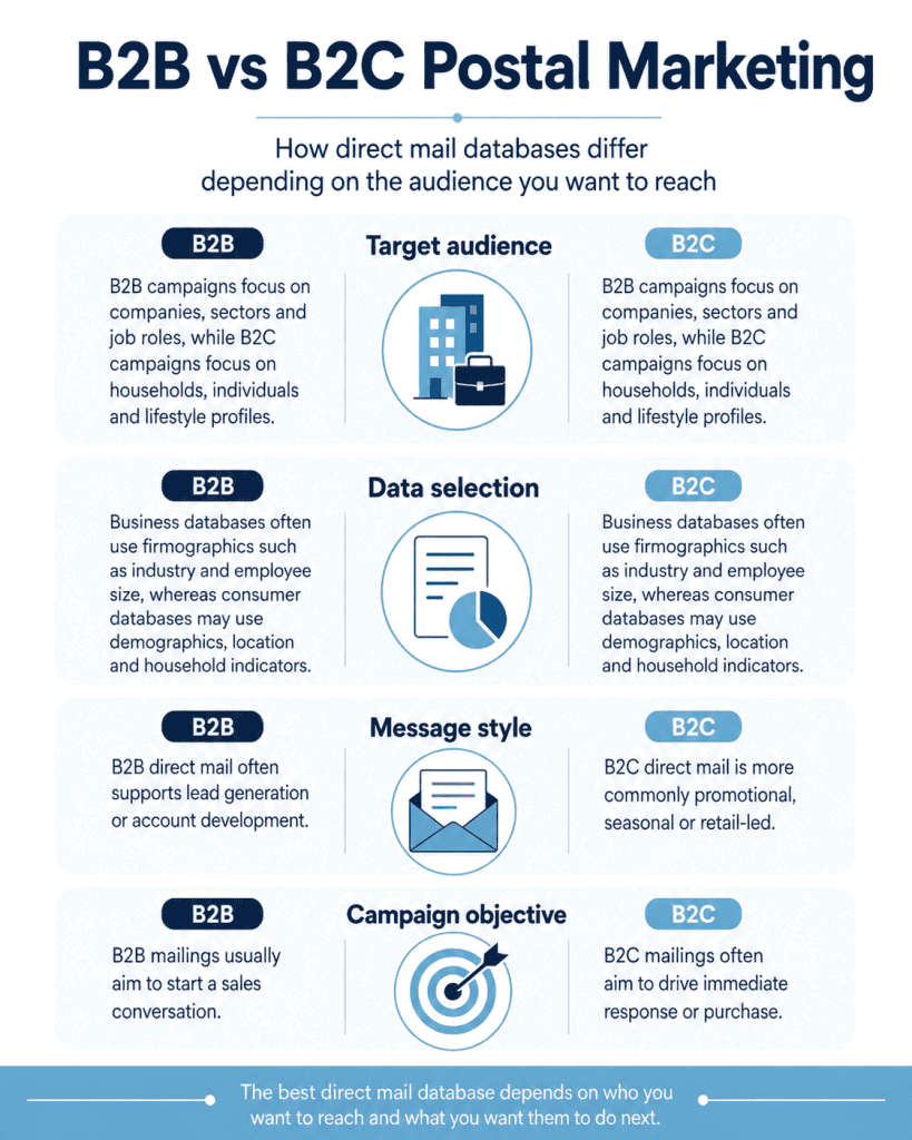 B2B vs B2C Postal Marketing