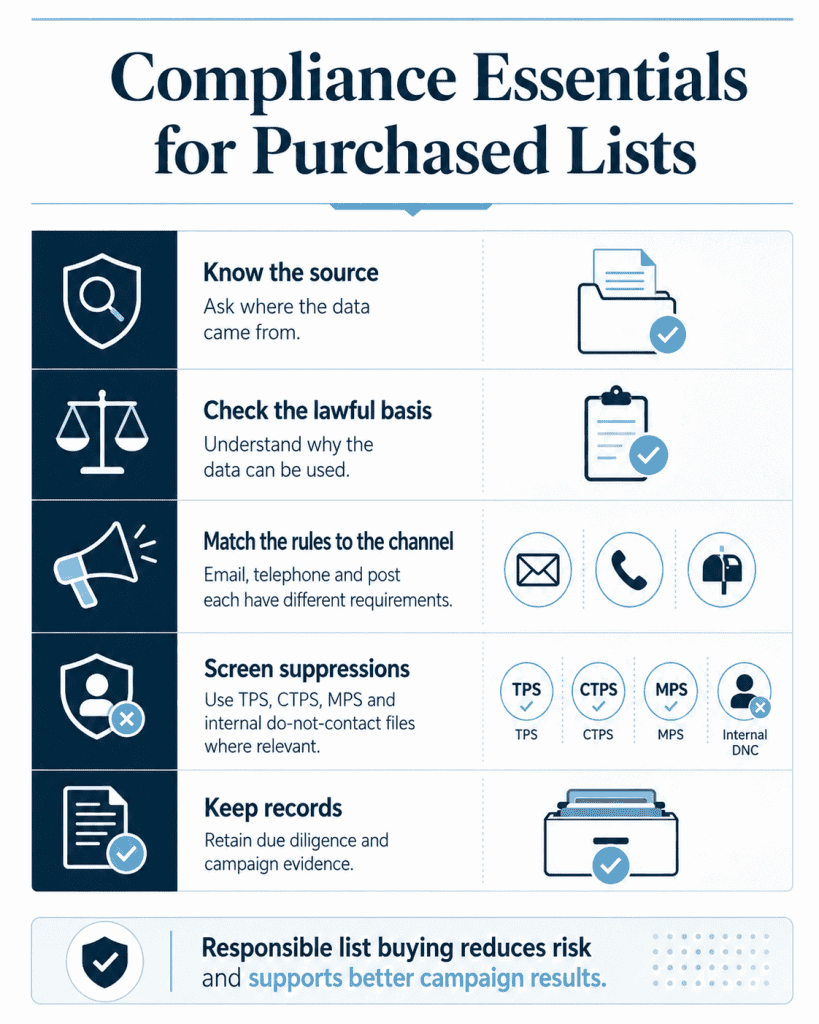 Compliance When You Purchase Marketing Lists