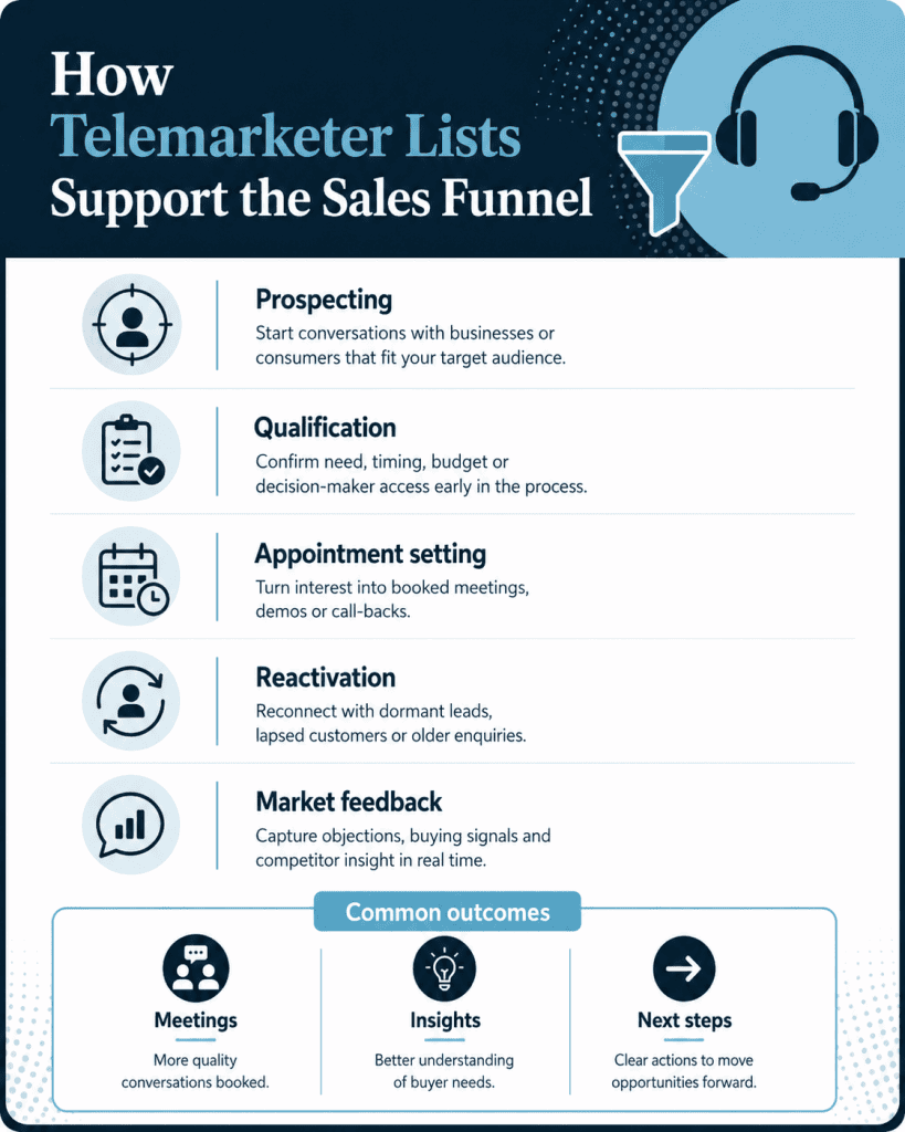 How Lists Support The Sales Funnel