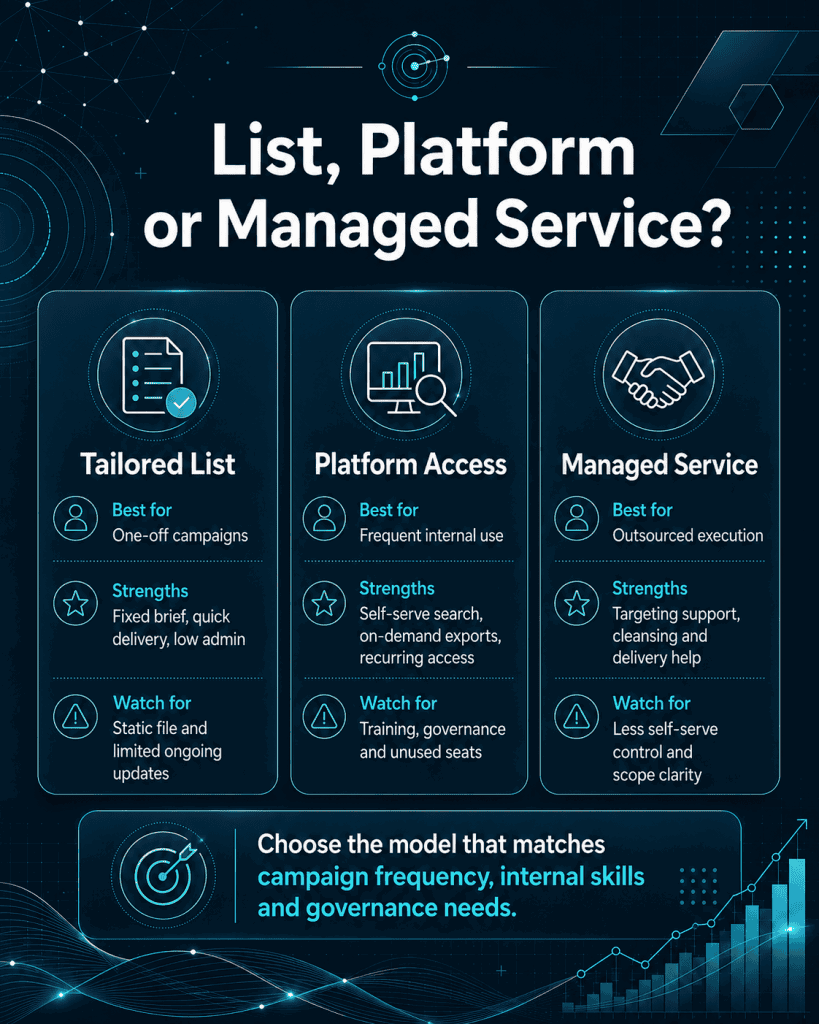 List Platform or Managed Service