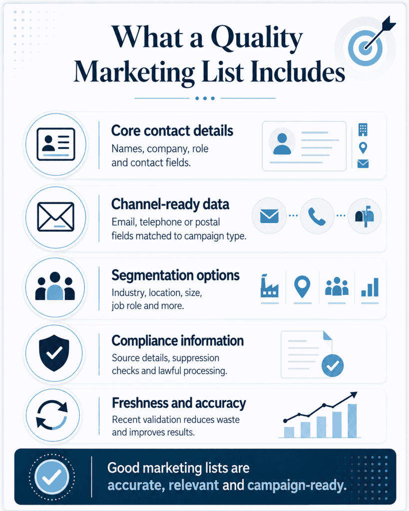 Quality Marketing List