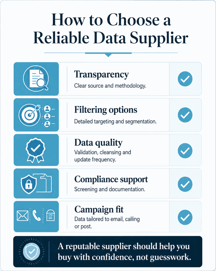 Reliable List Supplier