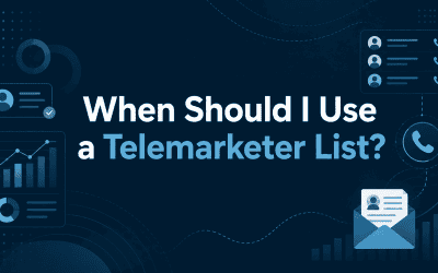 When Should I Use a Telemarketer List?