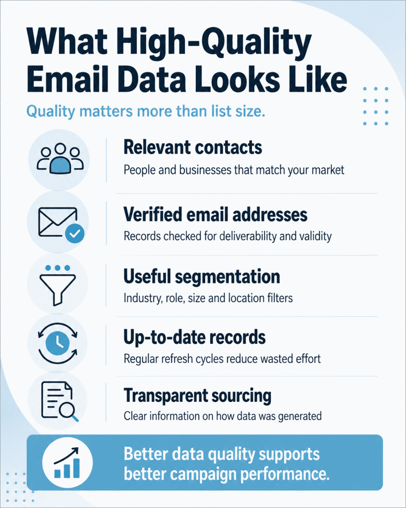 What High Quality Email Data Looks Like