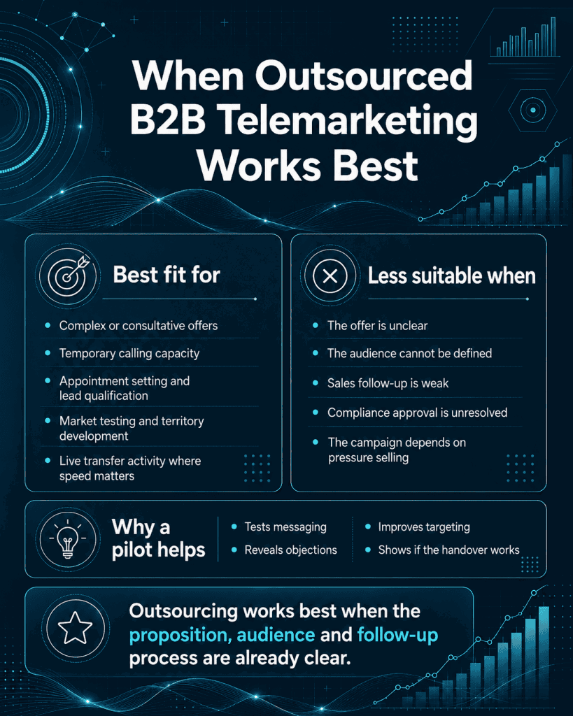 When Outsourced B2B Telemarketing Works Best
