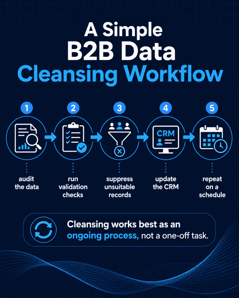 B2B Data Cleansing Workflow