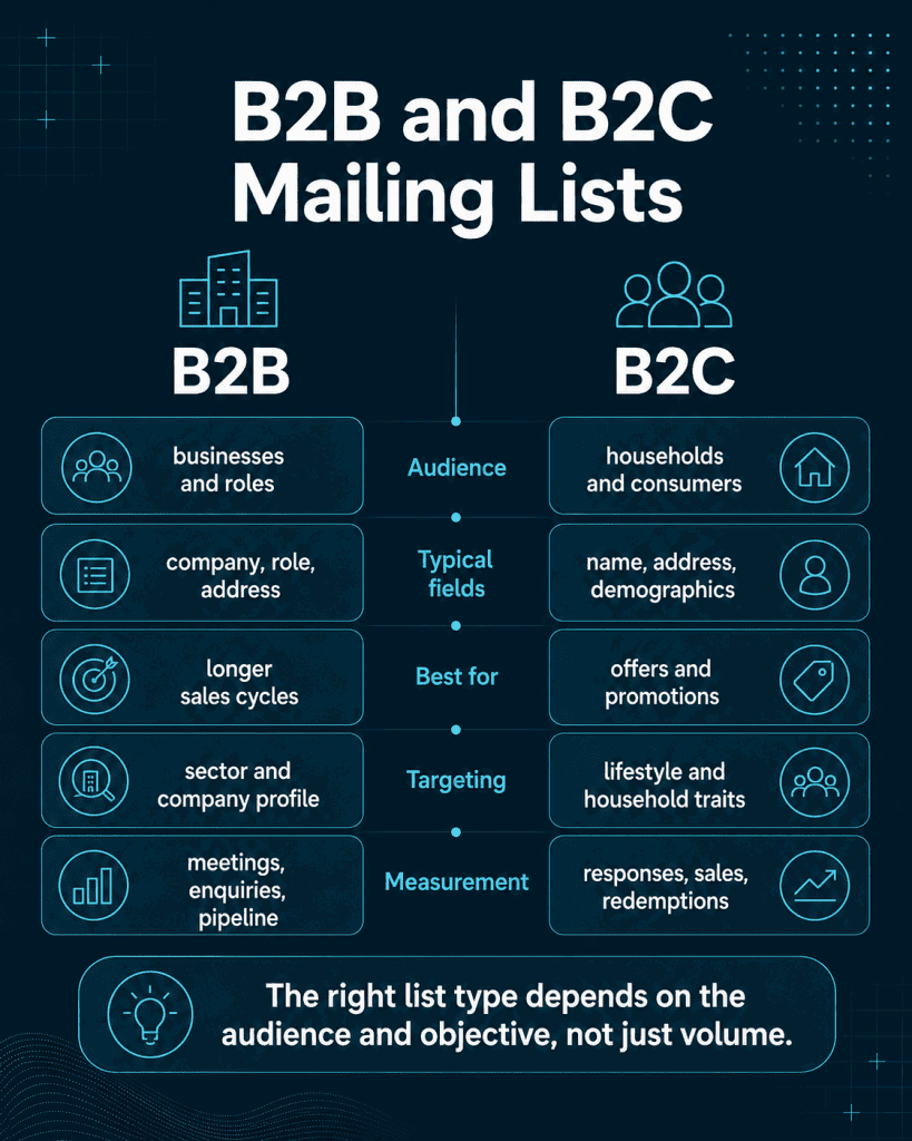 B2B v B2C Mailing