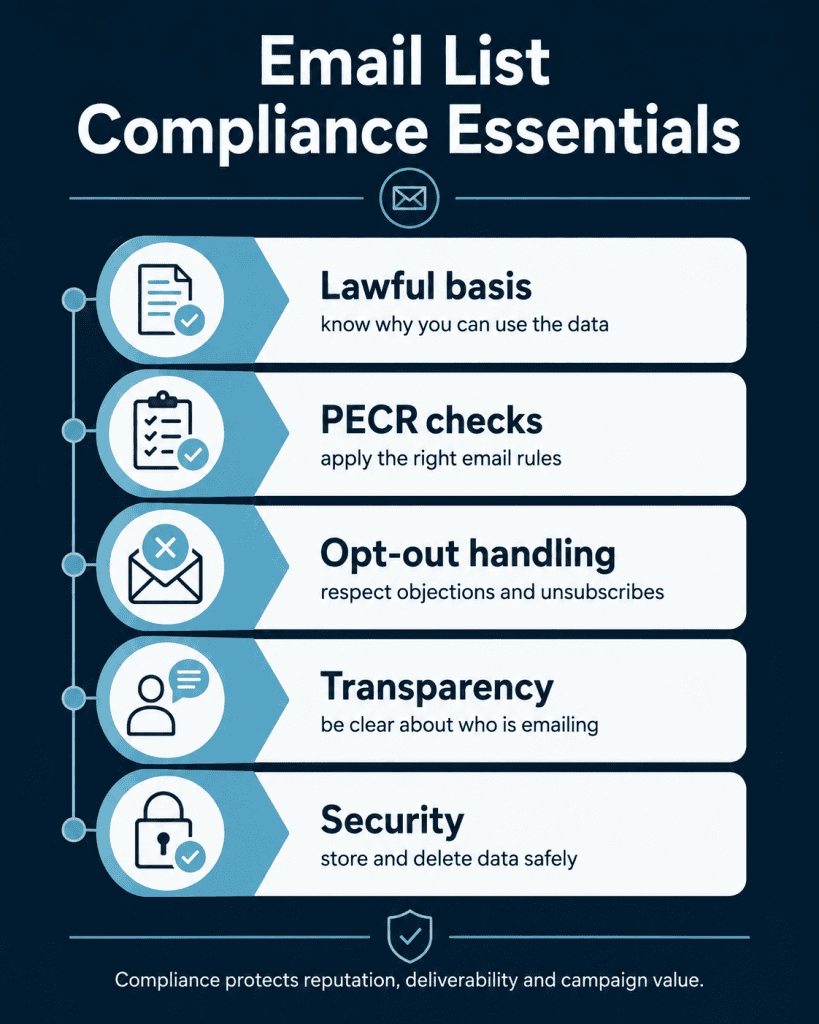 Compliance Essentials For Buying Emails