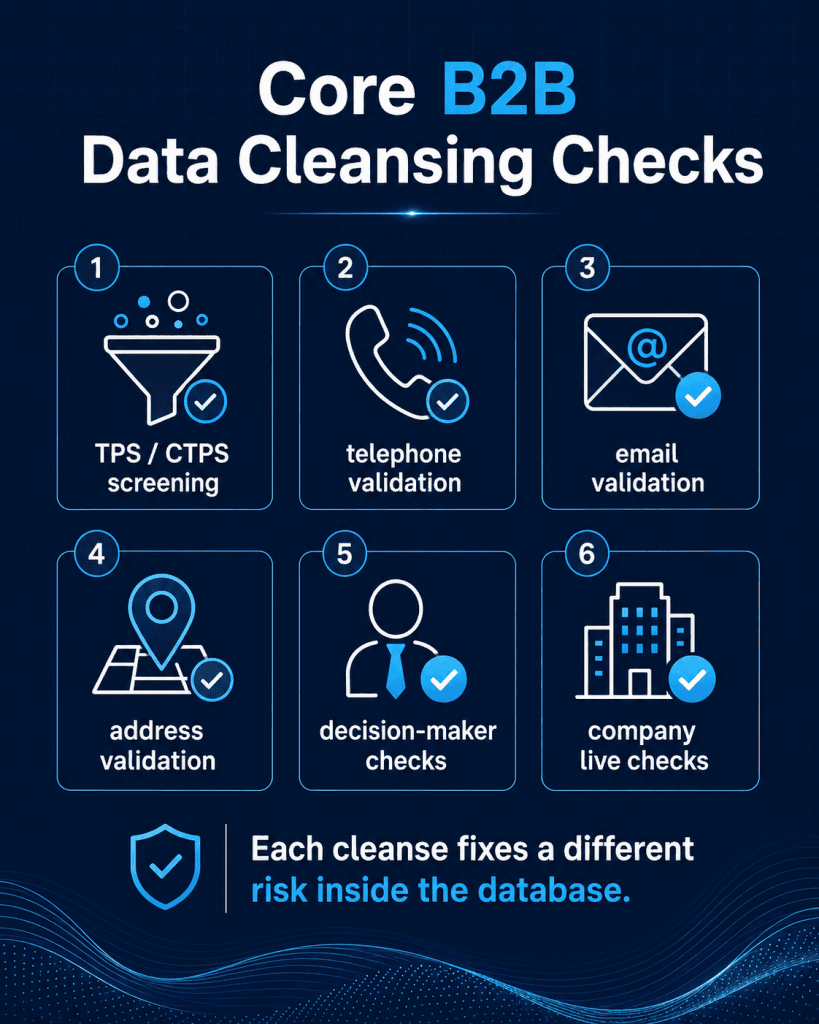 Core B2B Data Cleansing Checks