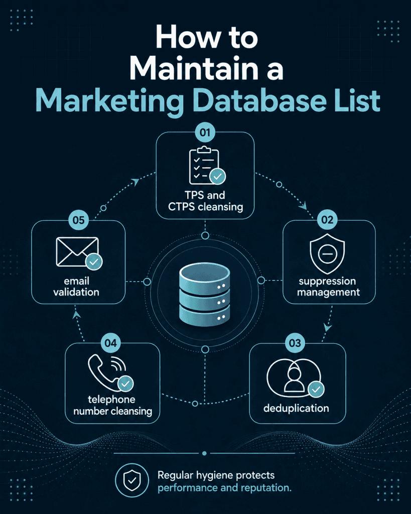 How to Maintain a Marketing Database List