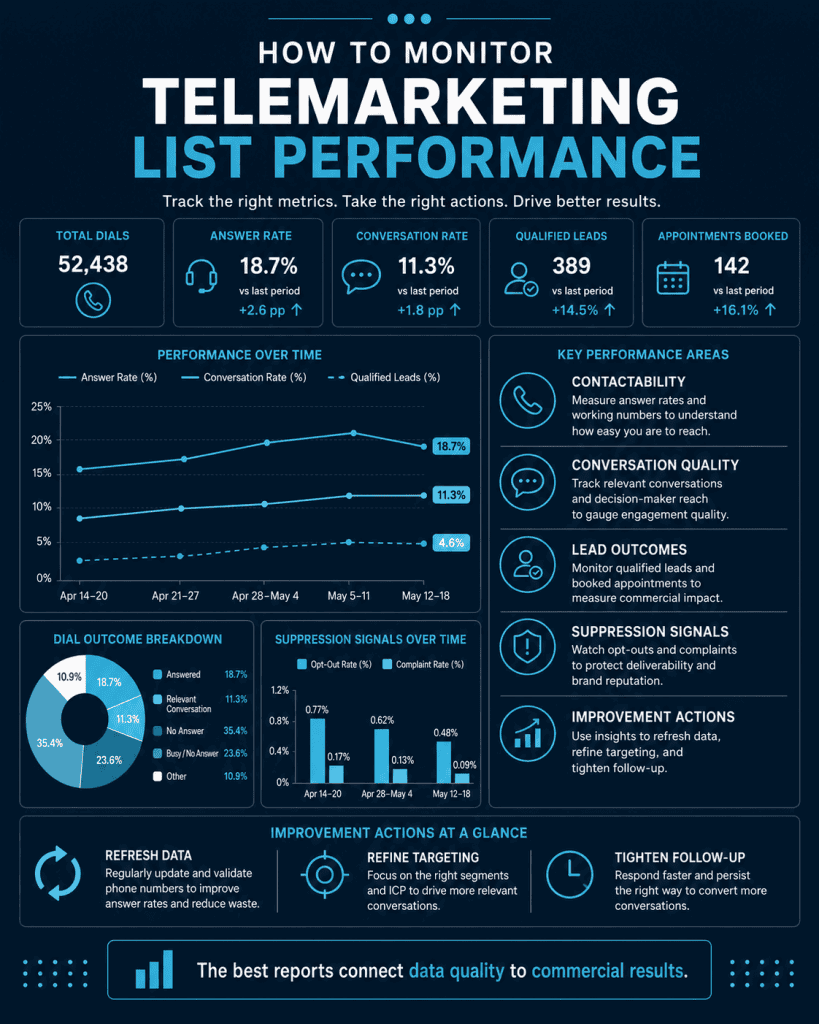 How to Monitor Telemarketing List Performance