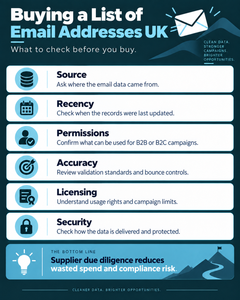 Buying a List of UK Email Addresses