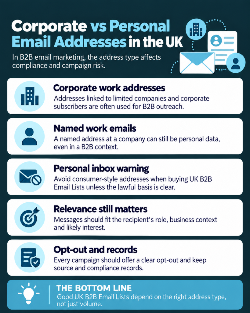 Corporate vs Personal Email Addresses in the UK