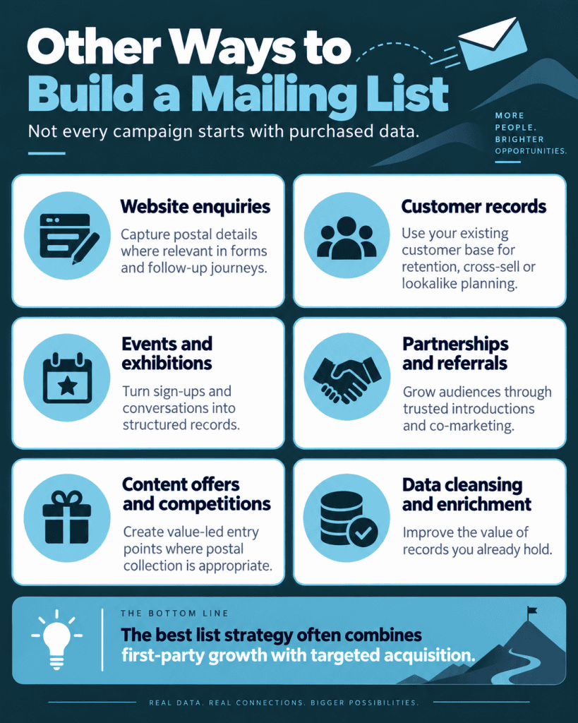 Other Methods of Building a Mailing List