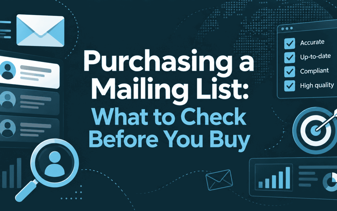 Purchasing a Mailing List
