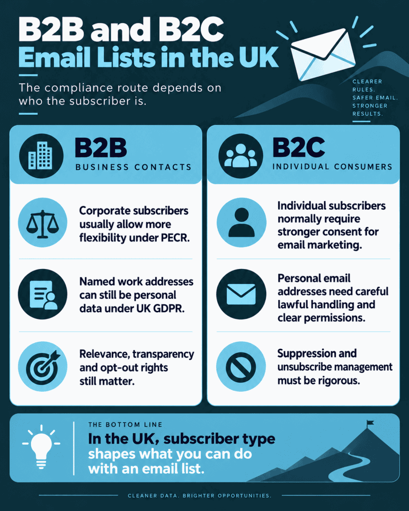 The Difference Between B2C and B2B Email UK