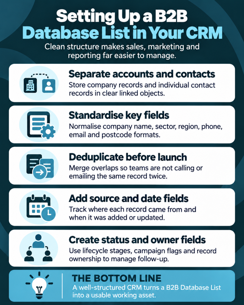 Uploading a B2B Database List to Your CRM
