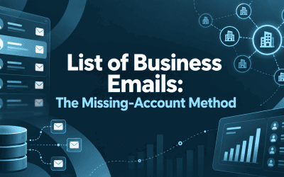 List of Business Emails: The Missing Account Method