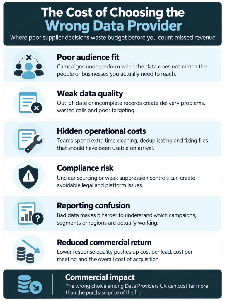 Cost of Using the Wrong Data Provider UK