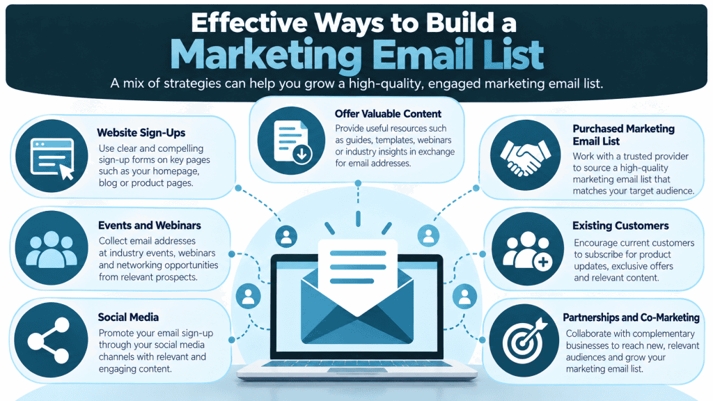Effective Ways to Build a Marketing Email List